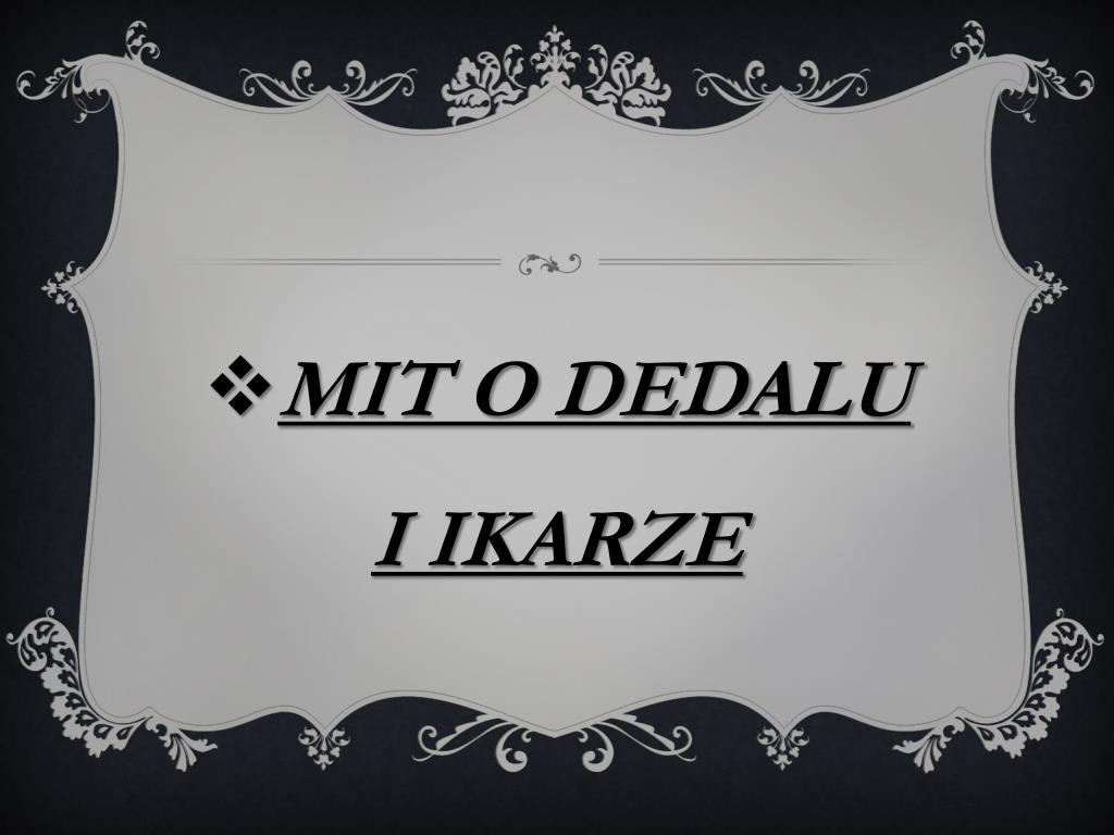 Mit O Dedalu I Ikarze Plan Wydarzeń Wirusowe Plan Wydarze? Dedal I Ikar Trendy