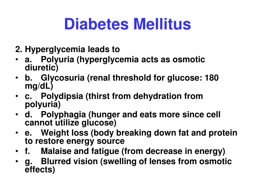 seminar presentation on diabetes mellitus