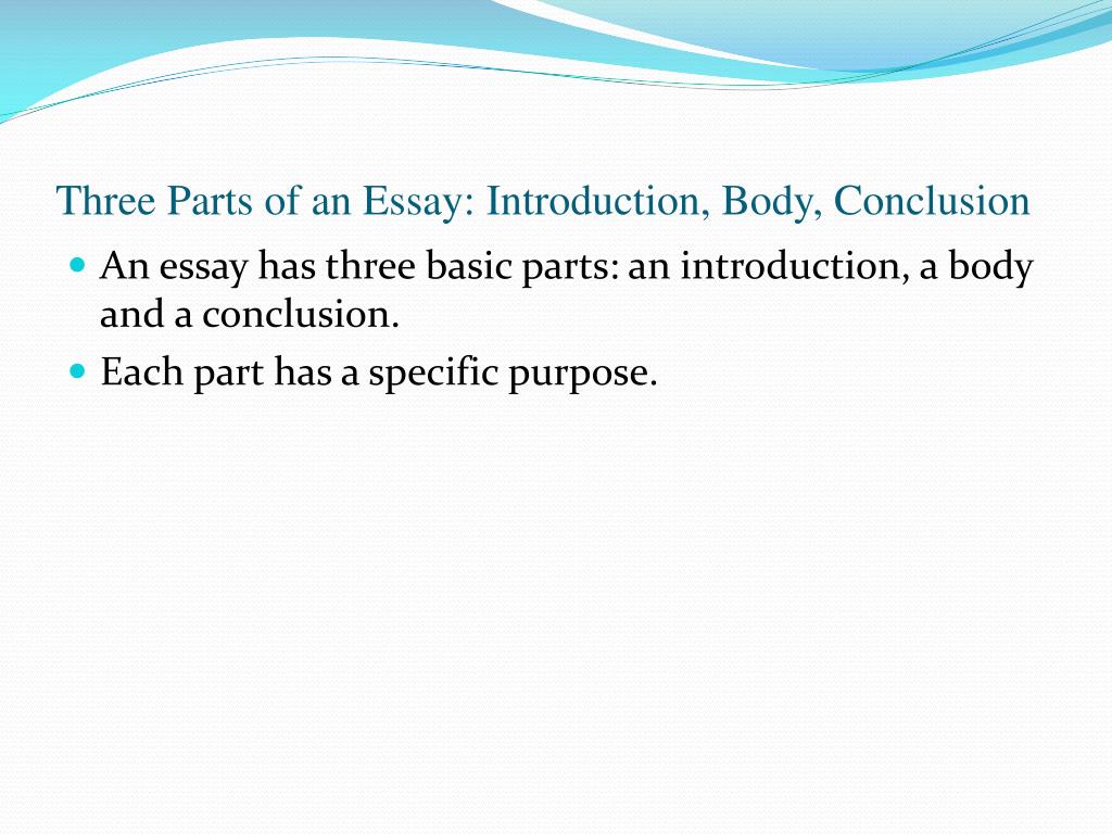 short essay about life with introduction body and conclusion