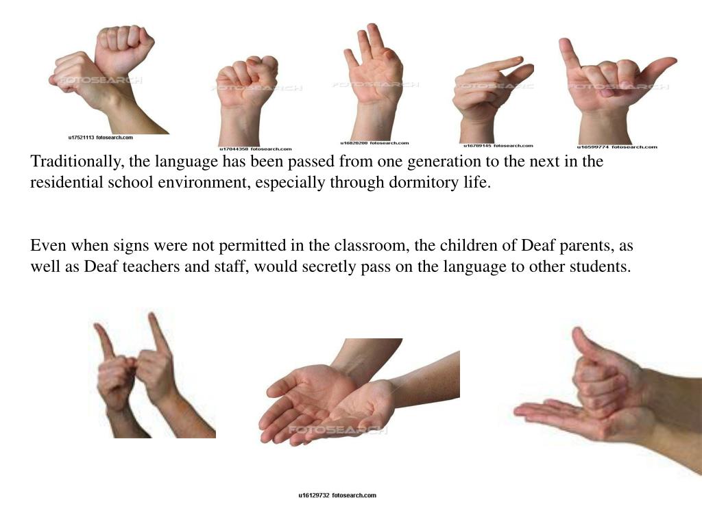 sign language presentation ideas