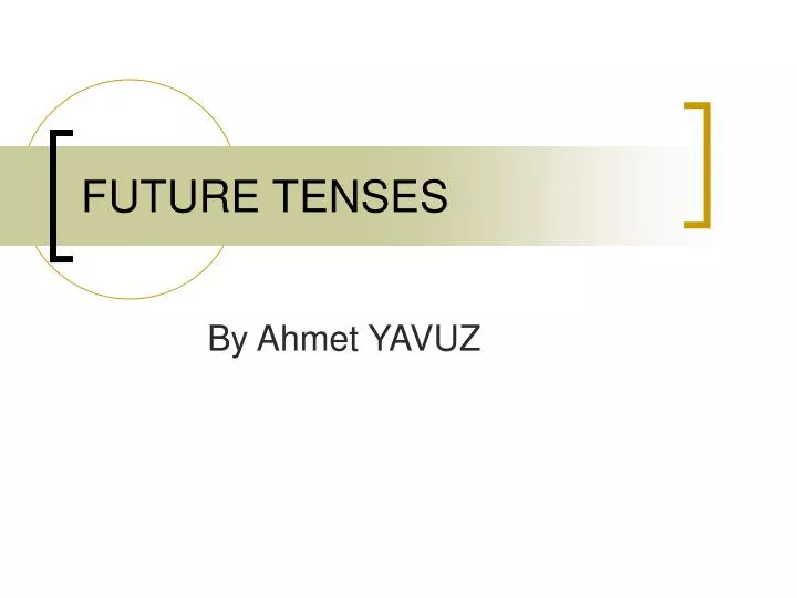 future tenses n.