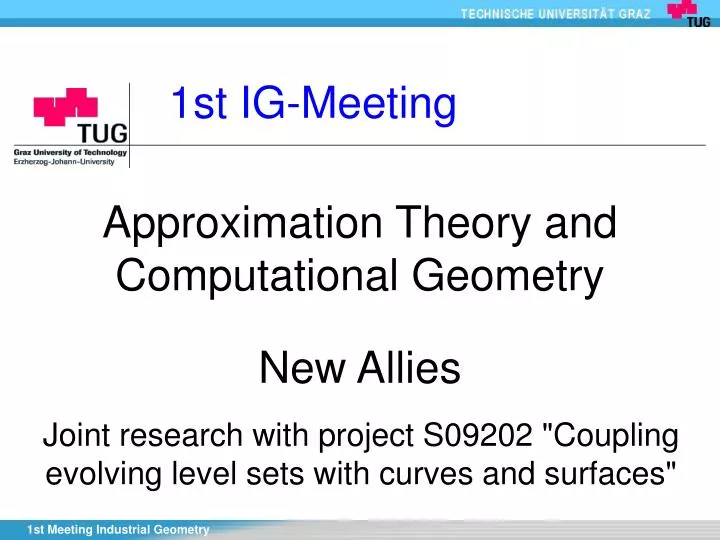PPT Approximation Theory and Computational Geometry PowerPoint
