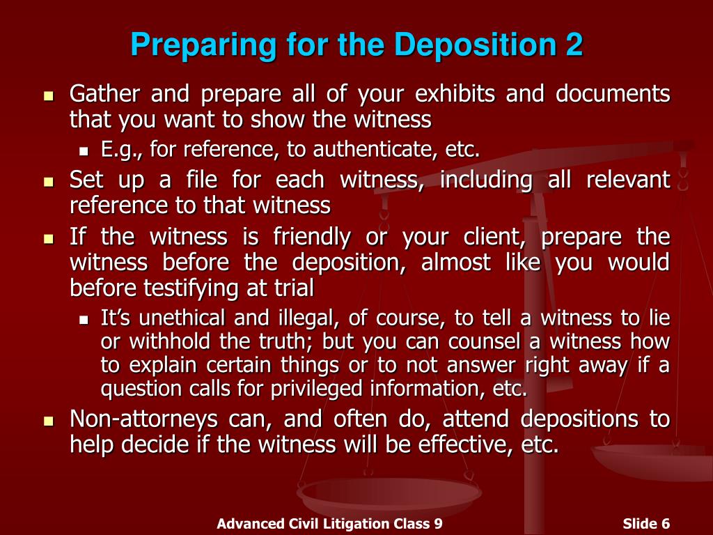 PPT Advantages of a Deposition PowerPoint Presentation, free download PPT Advantages of a Deposition PowerPoint Presentation, free download