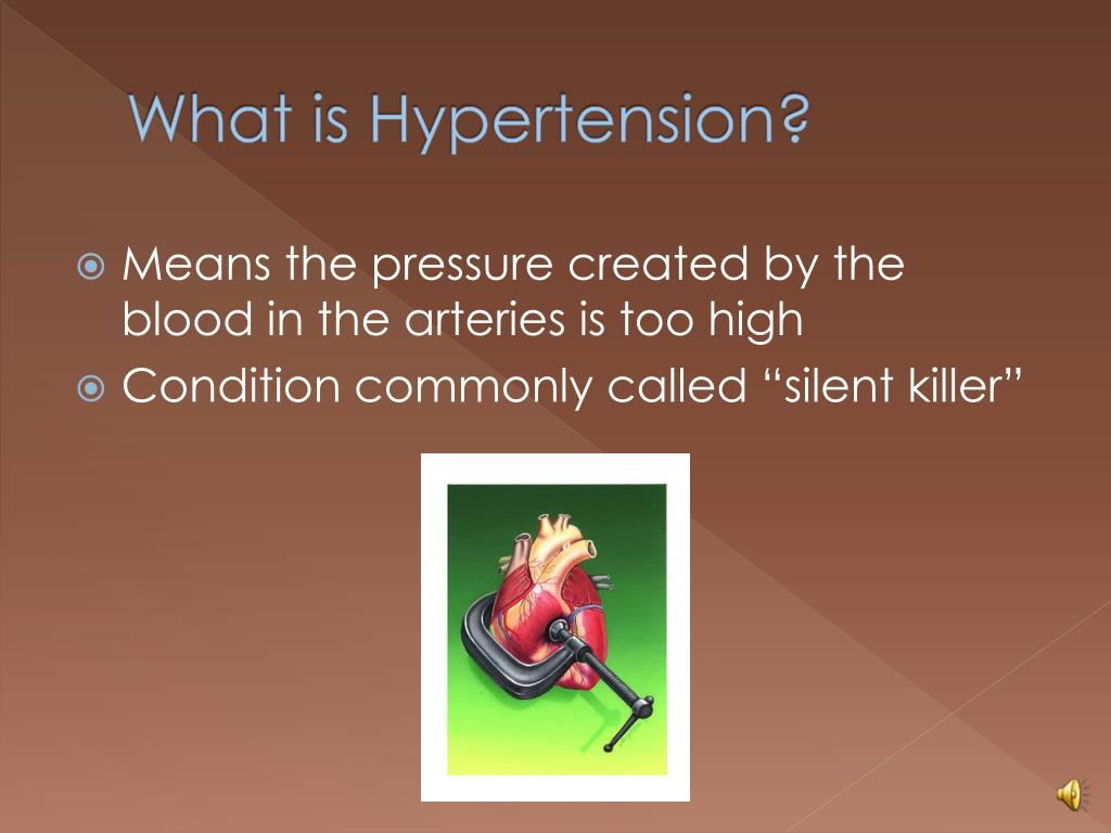 define hypertension ppt