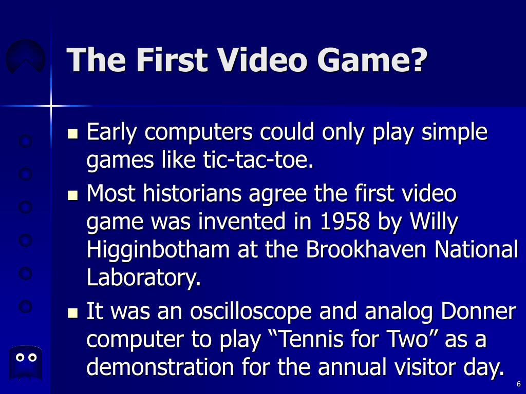 PPT - Evolution of video Gaming PowerPoint Presentation, free download -  ID:6330213