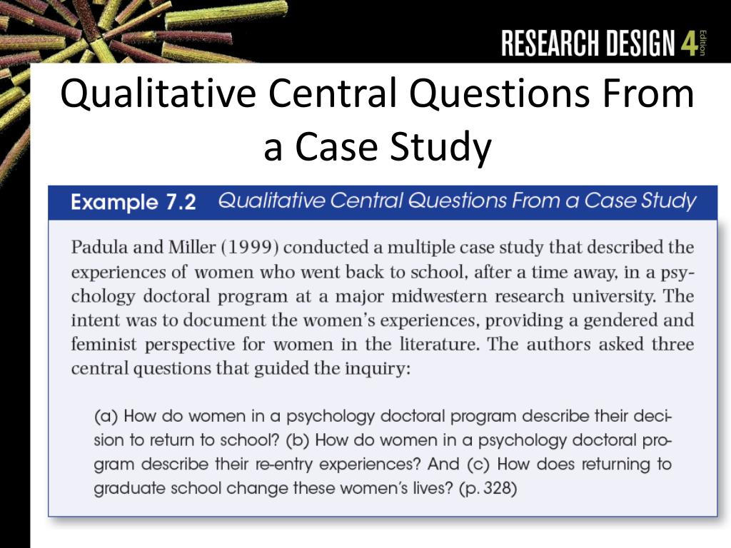 Case Study Qualitative Research Example Types Of Research Educational 