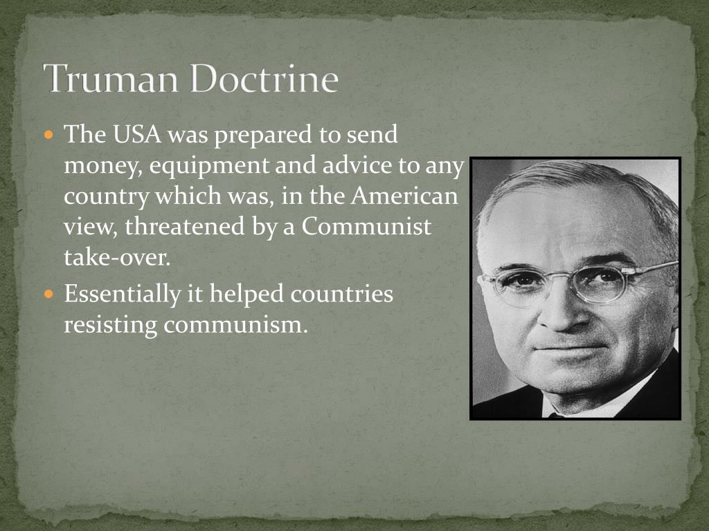Truman Doctrine L 