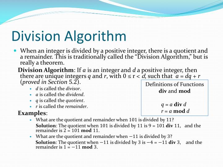 PPT - Number Theory and Cryptography PowerPoint Presentation - ID:5315747