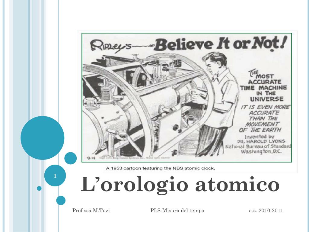 PPT - L'orologio atomico PowerPoint Presentation, free download - ID:5315784