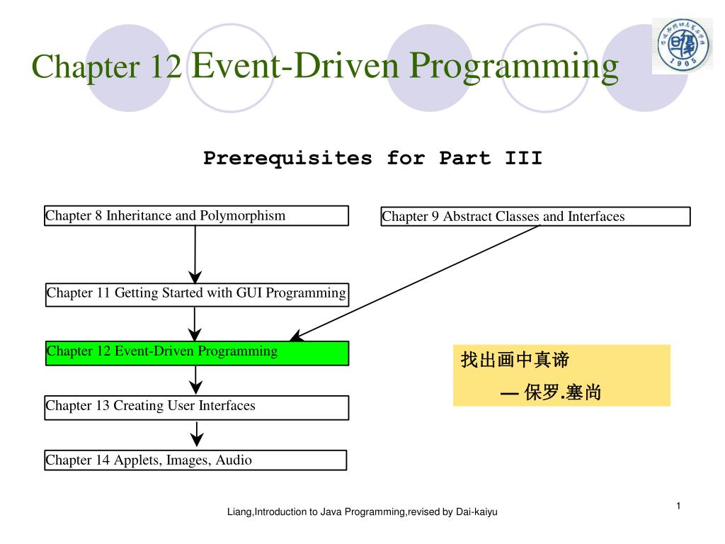 event driven programming in java