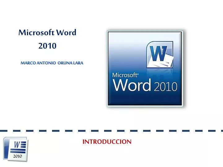 presentation on ms word 2010