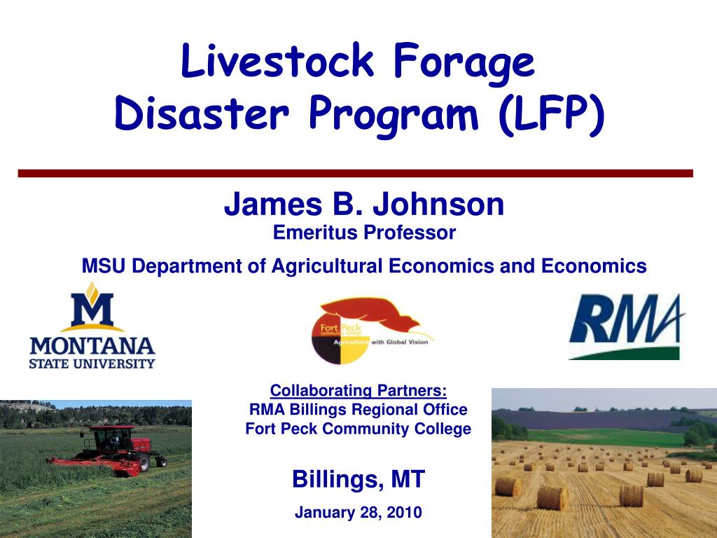 PPT Livestock Forage Disaster Program (LFP) PowerPoint Presentation