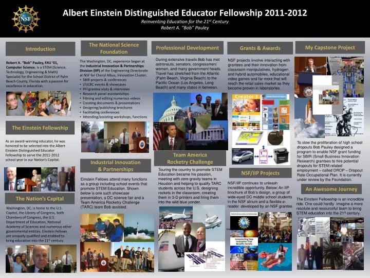 PPT - Albert Einstein Distinguished Educator Fellowship 2011-2012 ...