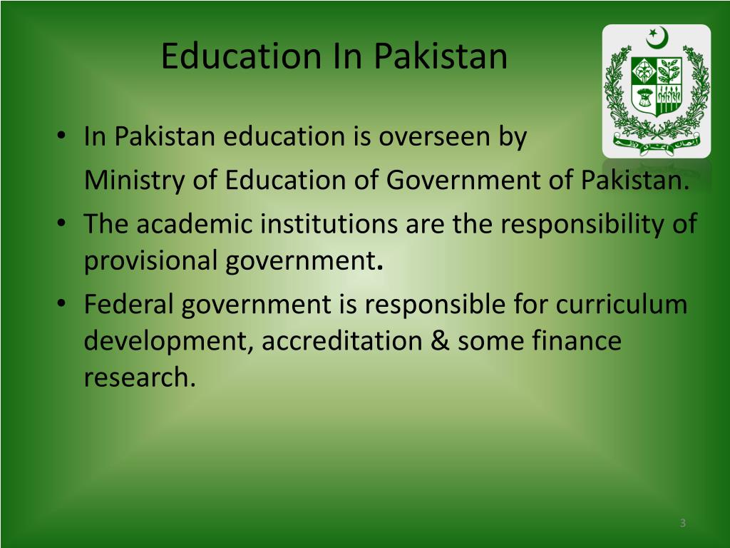 essay on the education system of pakistan