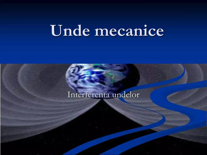 PPT  Unde mecanice PowerPoint Presentation, free download  ID5318227