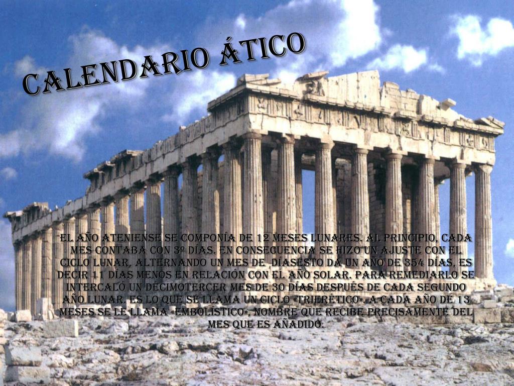 PPT - CALENDARIO ático PowerPoint Presentation, free download - ID:5319911