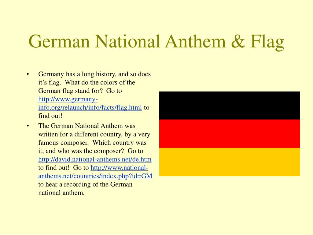 Ppt German National Anthem Flag Powerpoint Presentation Free Download Id 5320861