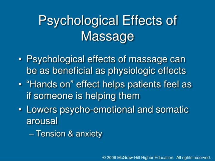PPT - Chapter 13: Massage PowerPoint Presentation - ID:5321121