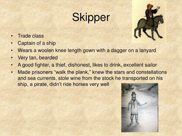 canterbury tales characters skipper
