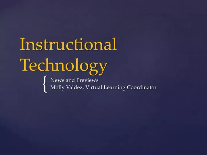 instructional technology n.