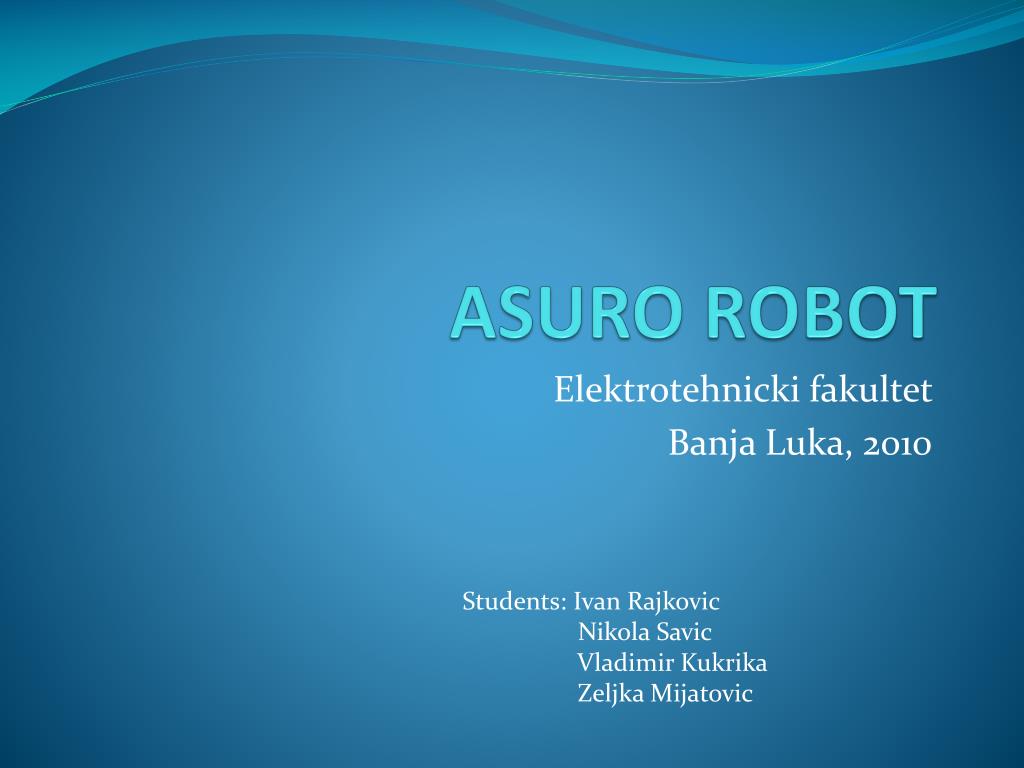 PPT - ASURO ROBOT PowerPoint Presentation, free download - ID:5323725
