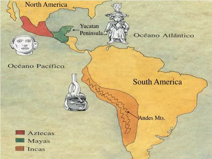Yucatan Peninsula On North America Map PPT   North America PowerPoint Presentation, free download   ID 