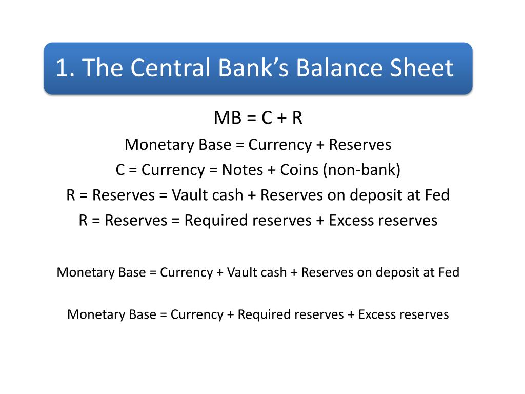 PPT - Chapter 15: The Money Supply Process and the Money Multipliers  PowerPoint Presentation - ID:5325630