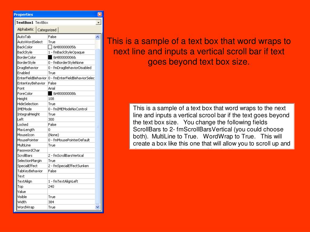 Ppt scrolling text box powerpoint presentation free download id