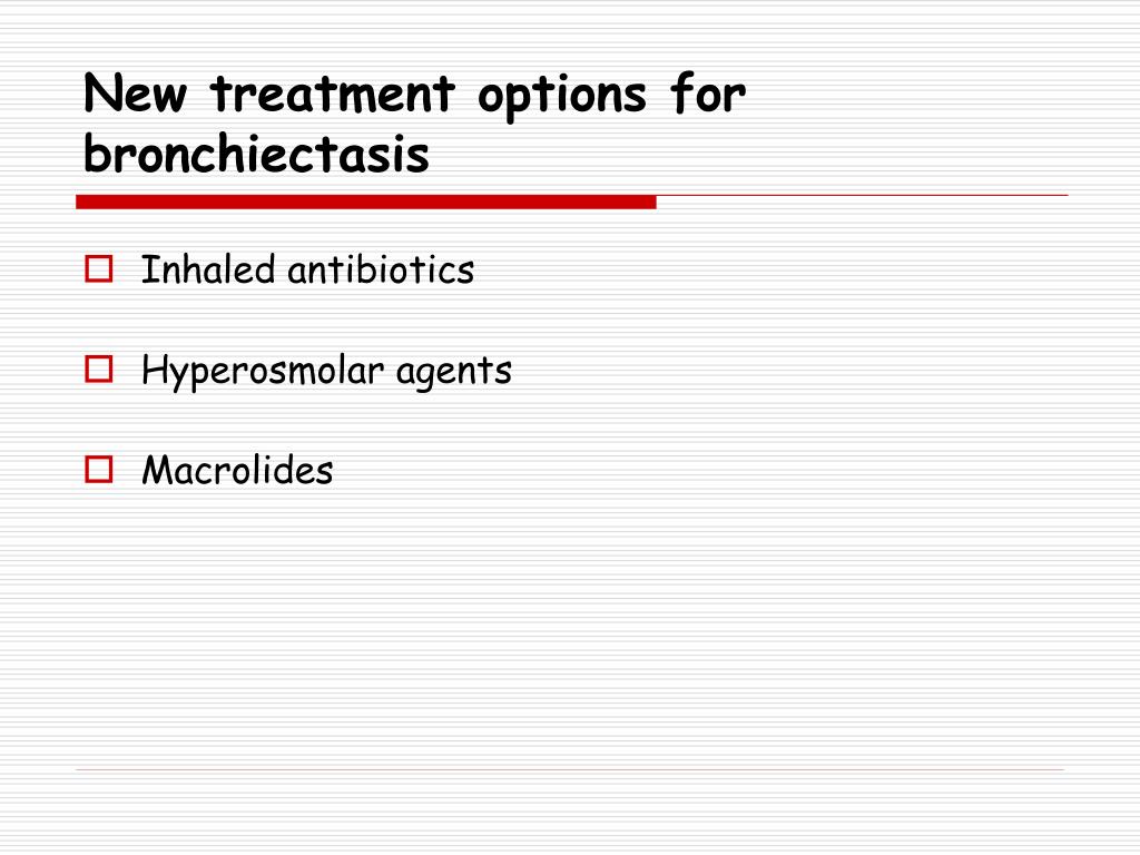 PPT Current Therapies in Bronchiectasis PowerPoint Presentation, free