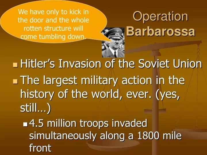 Ppt Operation Barbarossa Powerpoint Presentation Free Download