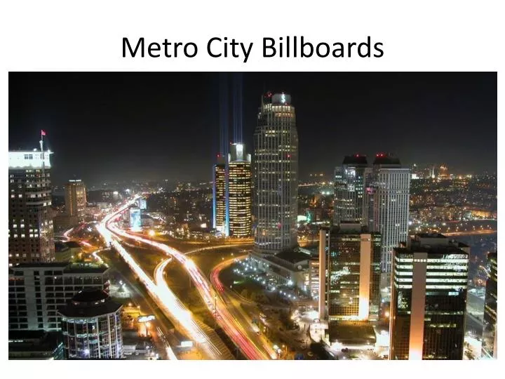 metro city billboards n.