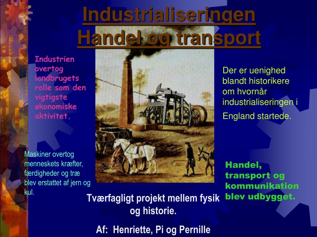 Forkorte kompromis Ledsager PPT - Industrialiseringen Handel og transport PowerPoint Presentation, free  download - ID:5328210