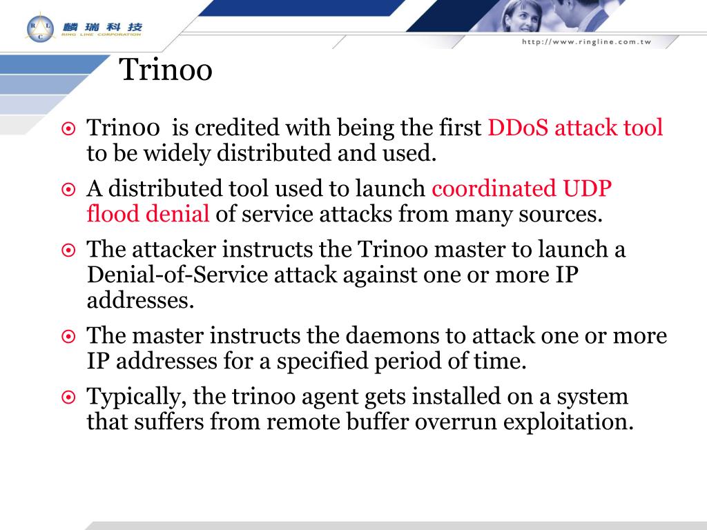 trin00 ddos