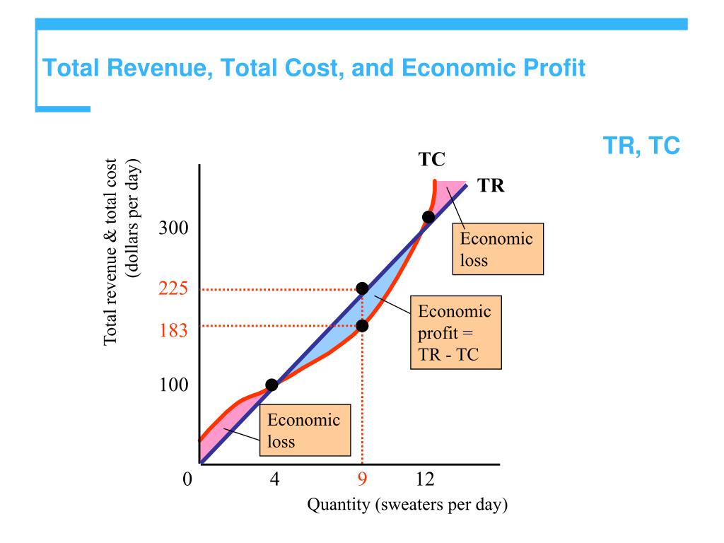 total revenue total cost and economic profit.