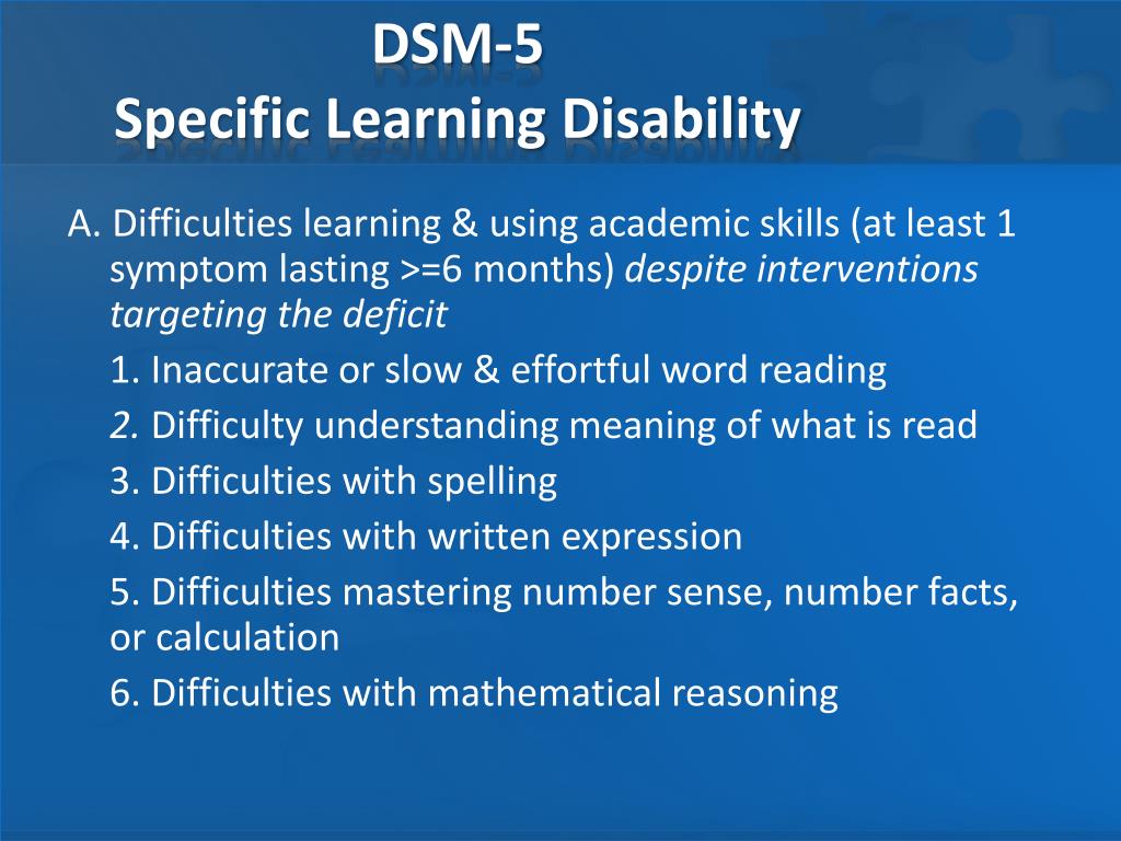 https://image2.slideserve.com/5328755/dsm-5-specific-learning-disability-l.jpg