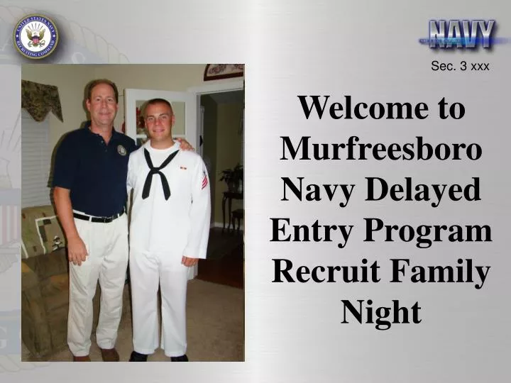 welcome to murfreesboro navy delayed entry program recruit family night n.