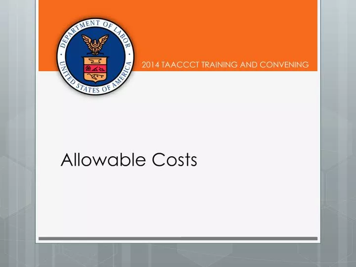 PPT  Allowable Costs PowerPoint Presentation, free download  ID5330544