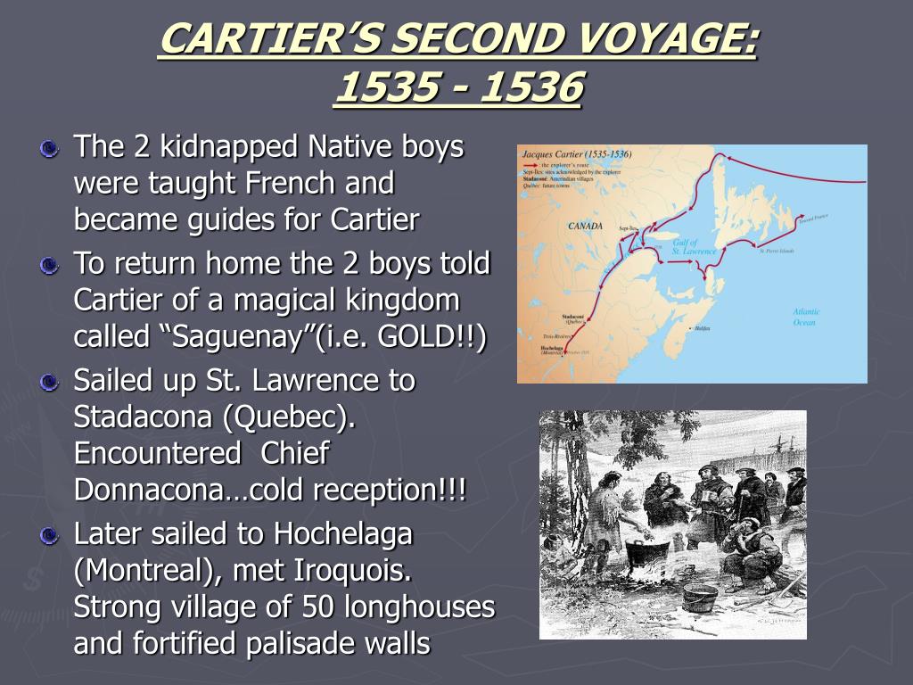 purpose of jacques cartier voyages