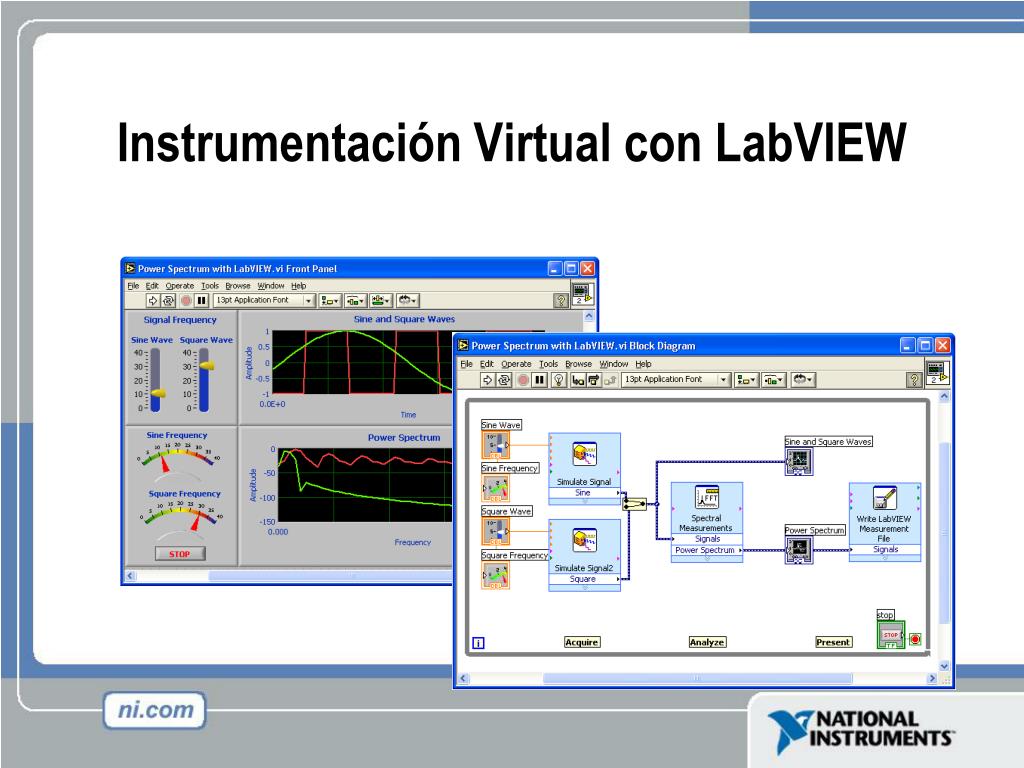 PPT - Instrumentación Virtual con LabVIEW PowerPoint Presentation, free  download - ID:5331208