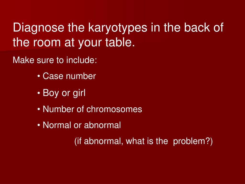 Ppt Karyotypes And Sex Linked Traits Powerpoint Presentation Free Download Id5332789 9483