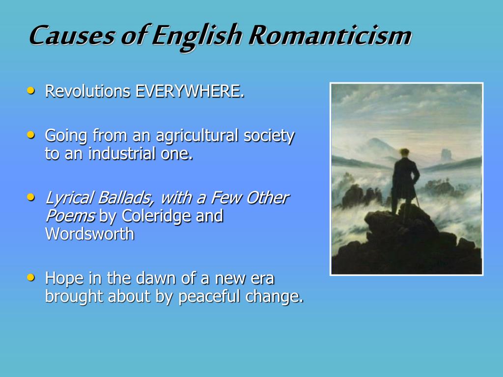 romanticism in english literature presentation