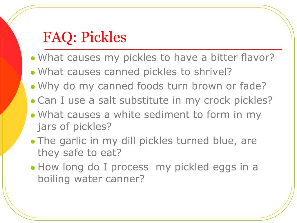 Ppt Time To Make Pickles Powerpoint Presentation Free Download Images, Photos, Reviews
