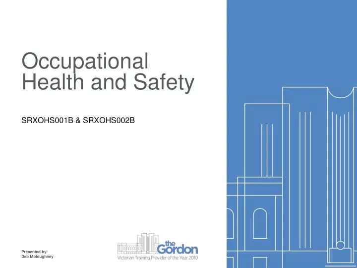 occupational health and safety n.