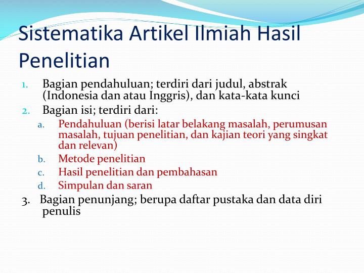 PPT Penulisan Karya Ilmiah PowerPoint Presentation ID5334975