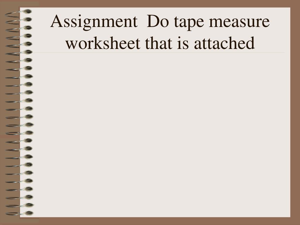 PPT - How to use a tape measure PowerPoint Presentation, free download