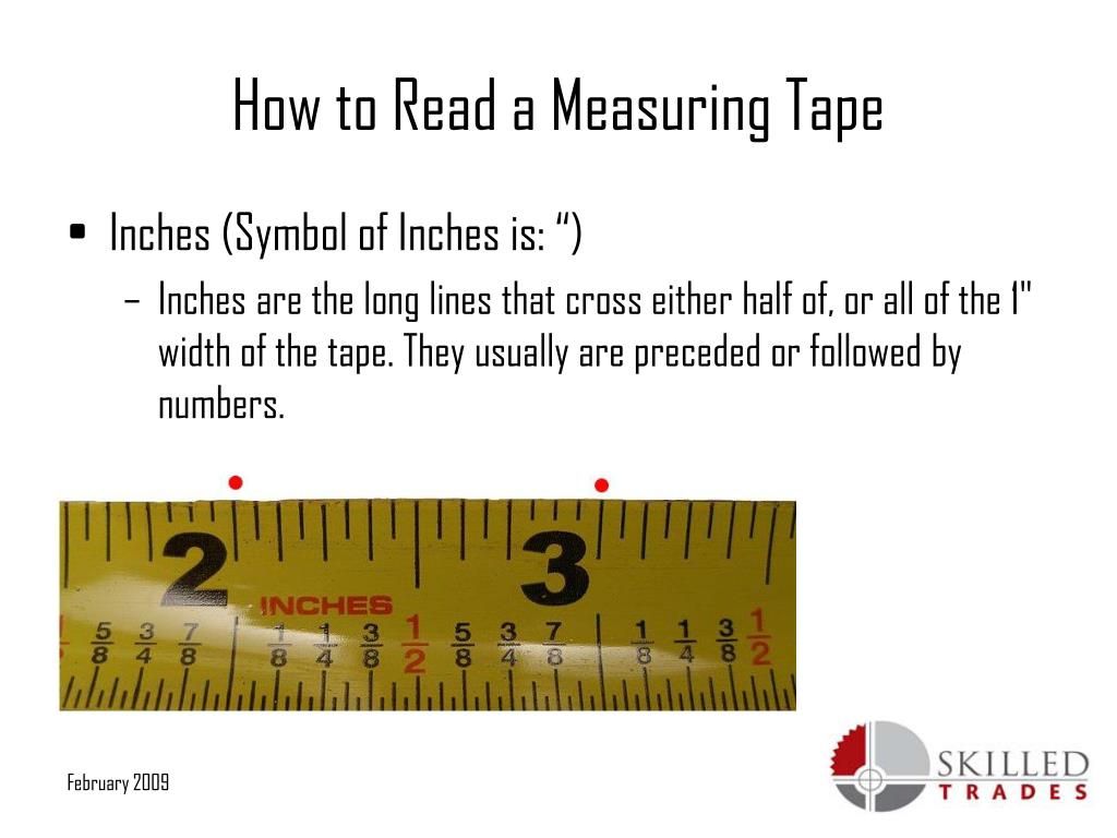 PPT - How To Read A tape Measure PowerPoint Presentation, free