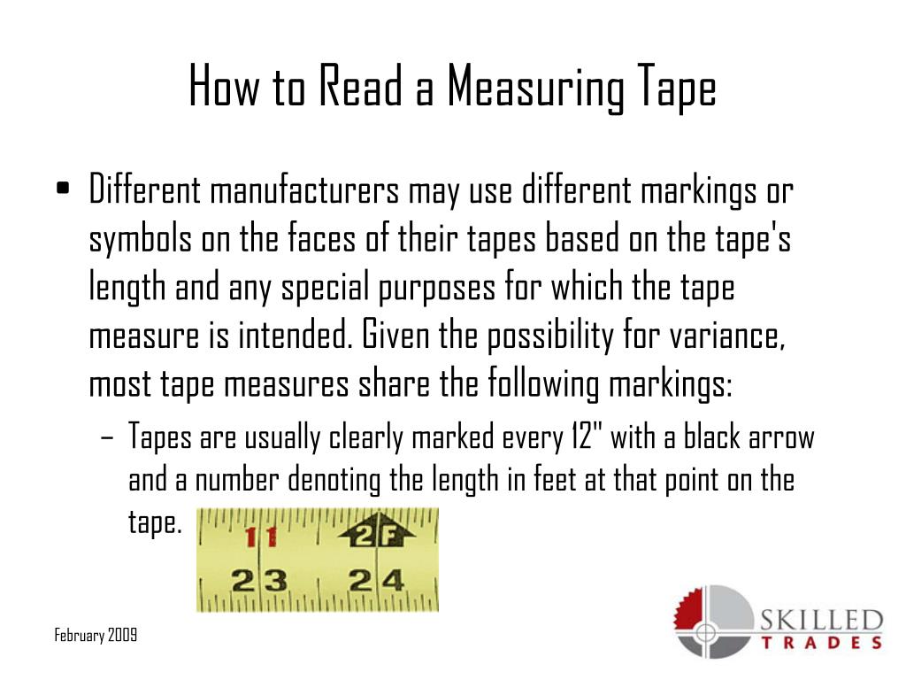 PPT - How To Read A tape Measure PowerPoint Presentation, free