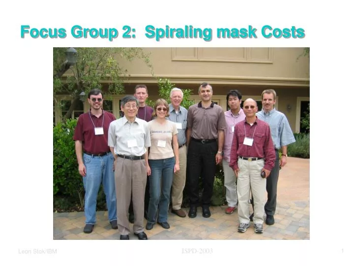 focus group 2 spiraling mask costs n.
