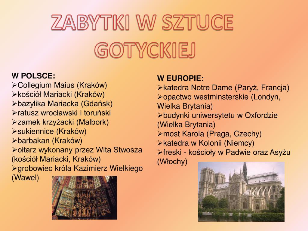 Sztuka Romańska I Gotycka Prezentacja PPT - SZTUKA ROMAŃSKA I GOTYCKA PowerPoint Presentation, free download