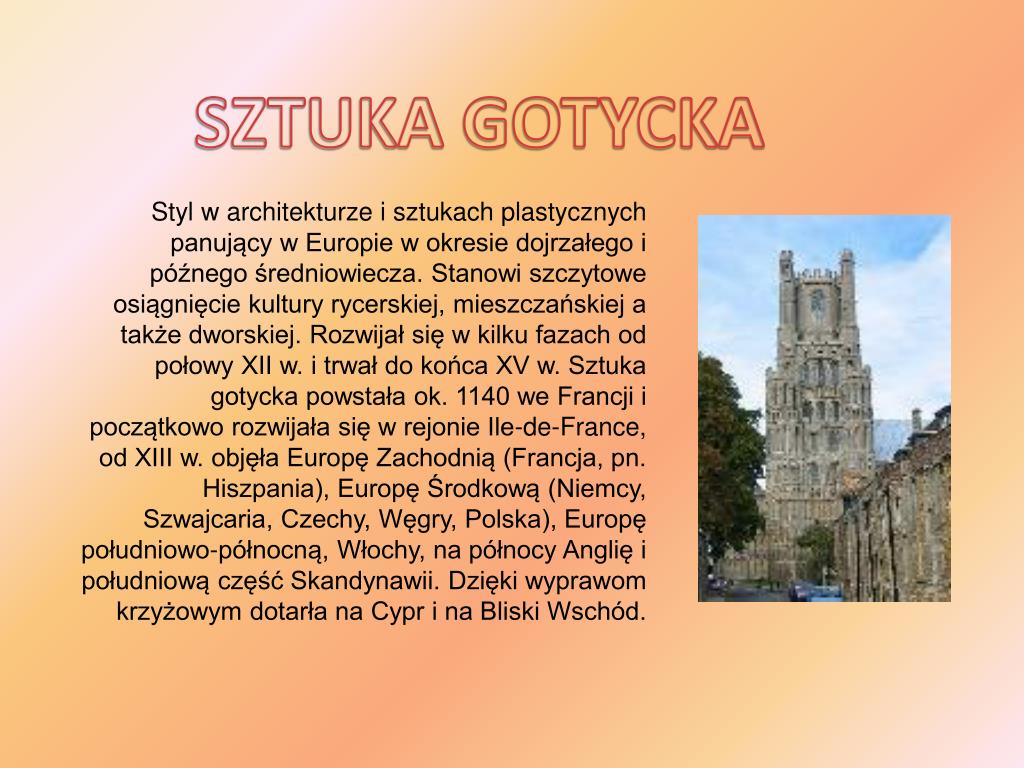 Sztuka Romańska I Gotycka Prezentacja PPT - SZTUKA ROMAŃSKA I GOTYCKA PowerPoint Presentation, free download